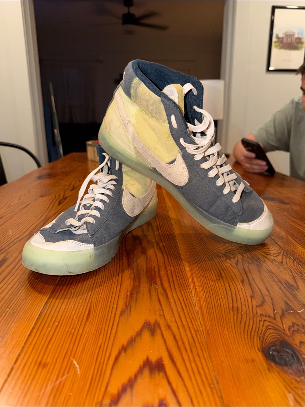 Nike Men’s Blazer Mid - Navy & Pale Green